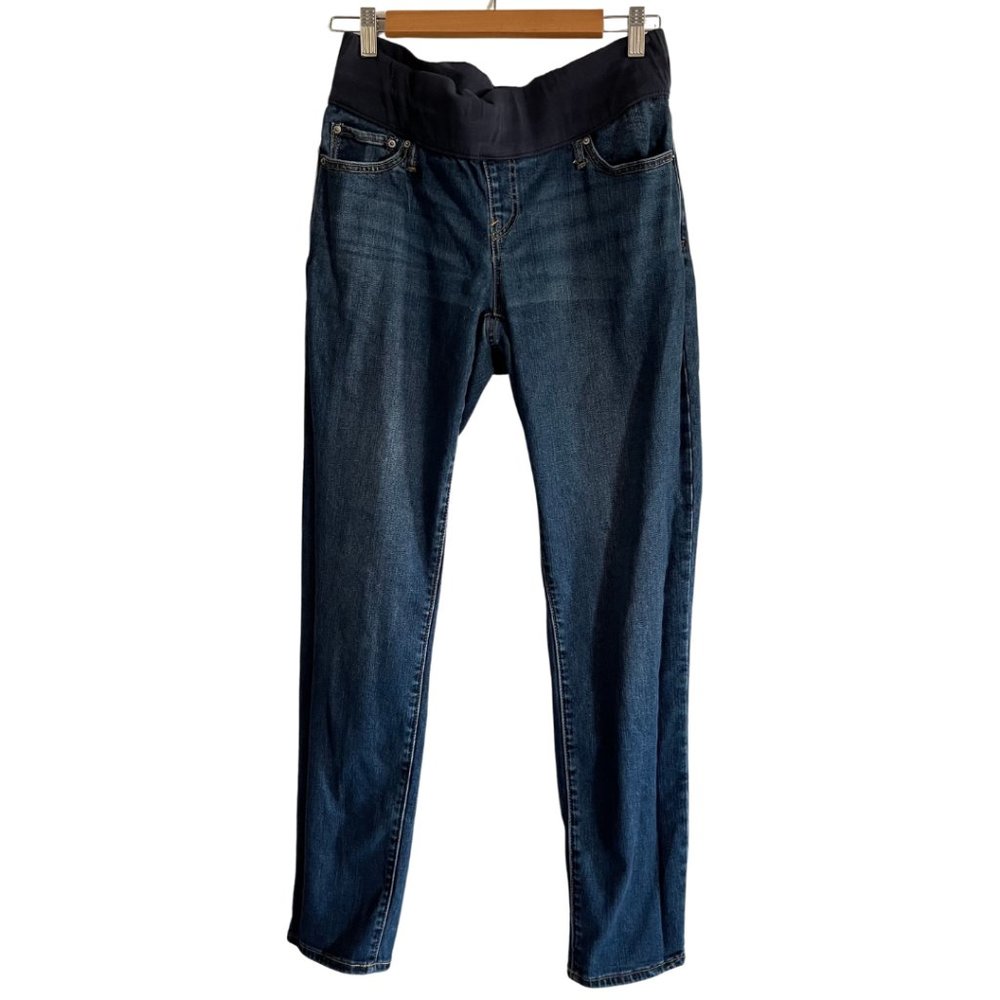 Gap 1969 Women’s s Maternity Best Girlfriend Jeans Size 29L Dark Wash Denim